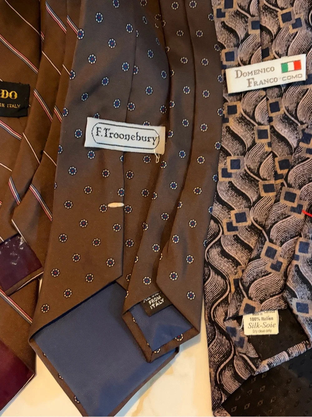 Oleg Cassini ties wardrobe